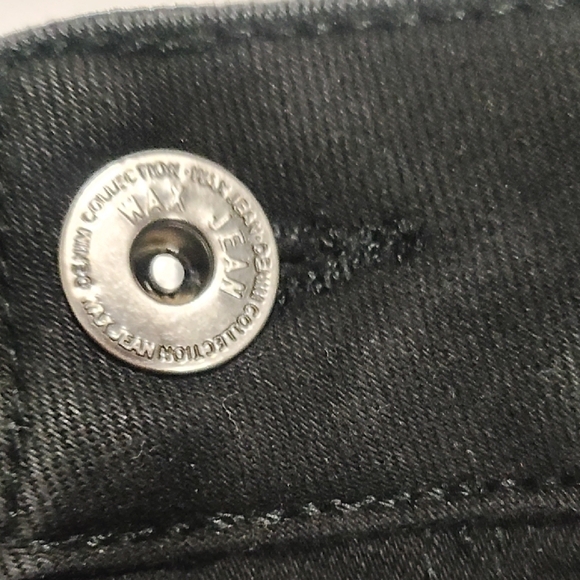 Wax Jean Black Distressed Jean Shorts - Picture 3 of 14